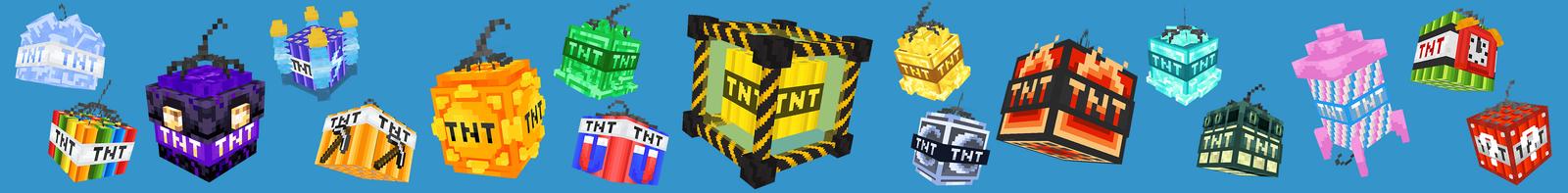 Panorama of the Minecraft Bedrock Marketplace product MEGA TNT created by GoE-Craft.