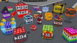 Screenshot of the Minecraft Bedrock Marketplace product MEGA TNT created by GoE-Craft.