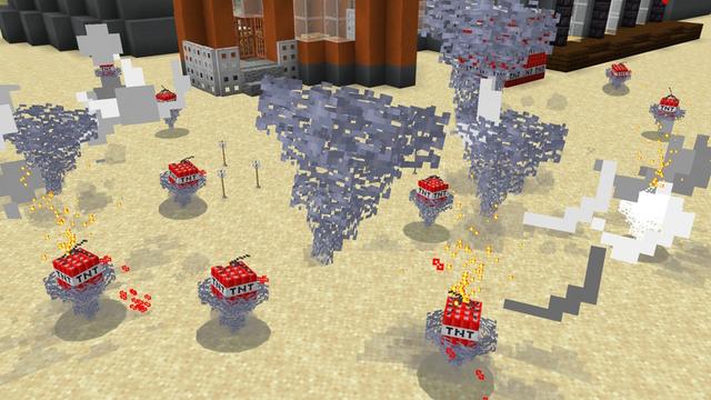 Screenshot of the Minecraft Bedrock Marketplace product MEGA TNT created by GoE-Craft.