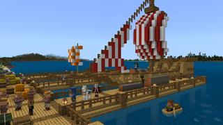 Screenshot of the Minecraft Bedrock Marketplace product MEGA VILLAGE created by GoE-Craft.