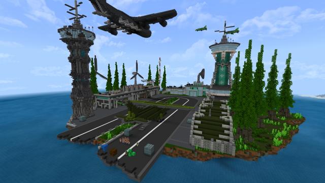 Screenshot of the Minecraft Bedrock Marketplace product Military Craft - Texture Pack created by GoE-Craft.