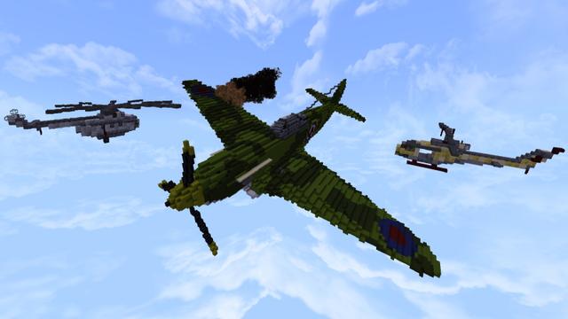 Screenshot of the Minecraft Bedrock Marketplace product Military Craft - Texture Pack created by GoE-Craft.