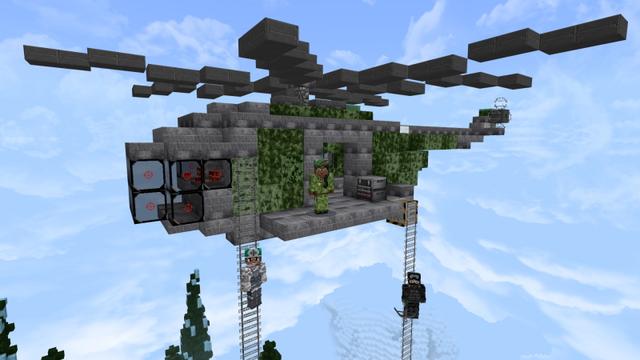 Screenshot of the Minecraft Bedrock Marketplace product Military Craft - Texture Pack created by GoE-Craft.