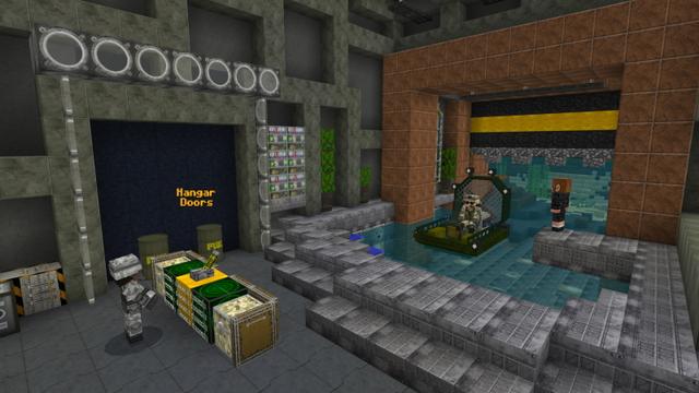 Screenshot of the Minecraft Bedrock Marketplace product Military Underground Base created by GoE-Craft.