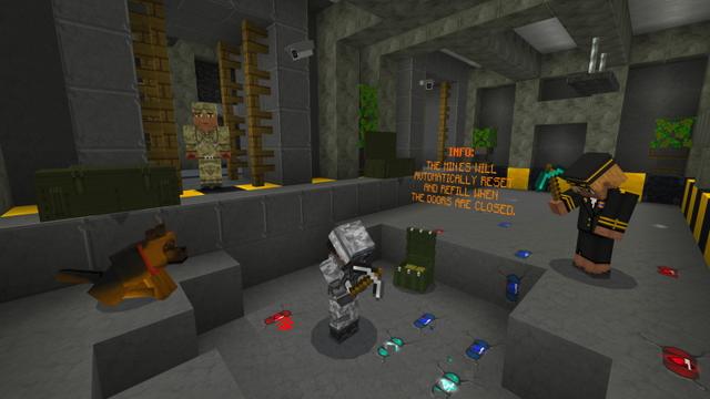 Screenshot of the Minecraft Bedrock Marketplace product Military Underground Base created by GoE-Craft.