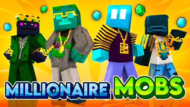 Thumbnail of the Minecraft Bedrock Marketplace product Millionaire Mobs created by GoE-Craft.