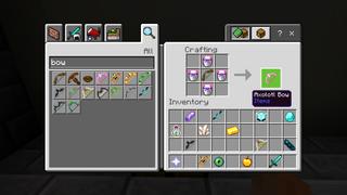 Screenshot of the Minecraft Bedrock Marketplace product Mob Bows created by GoE-Craft.