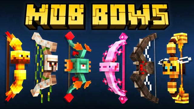 Thumbnail of the Minecraft Bedrock Marketplace product Mob Bows created by GoE-Craft.