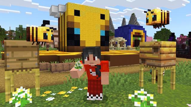 Screenshot of the Minecraft Bedrock Marketplace product Mob Heads Village created by GoE-Craft.