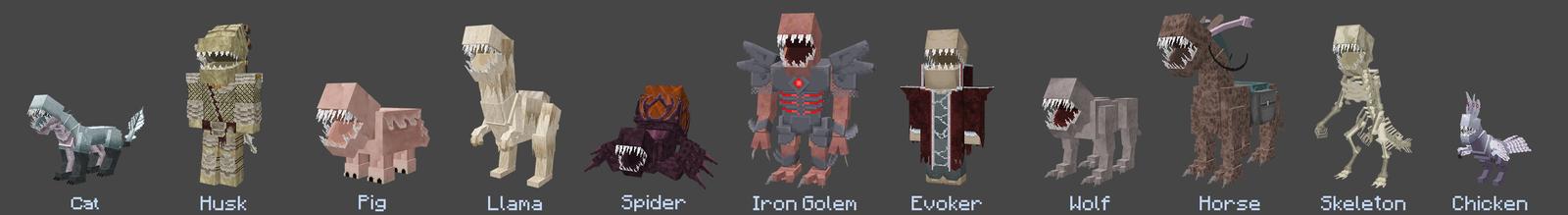 Panorama of the Minecraft Bedrock Marketplace product Monster Expansion created by GoE-Craft.