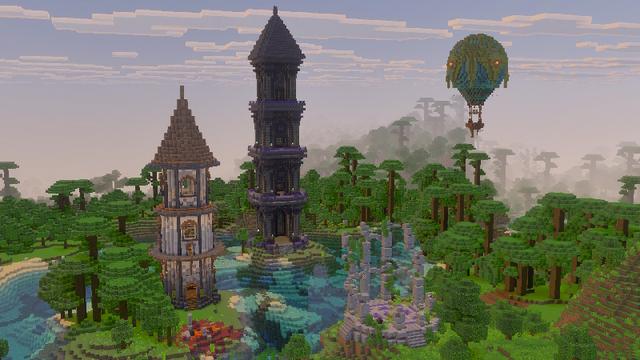 Screenshot of the Minecraft Bedrock Marketplace product More Structures Add-On created by GoE-Craft.