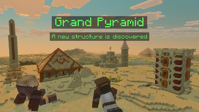 Screenshot of the Minecraft Bedrock Marketplace product More Structures Add-On created by GoE-Craft.