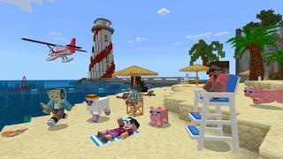 Screenshot of the Minecraft Bedrock Marketplace product Most Secure Beach created by GoE-Craft.