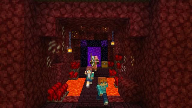 Screenshot of the Minecraft Bedrock Marketplace product Mountainside Mansion created by GoE-Craft.