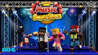 Thumbnail of the Minecraft Bedrock Marketplace product Music Superstars! HD created by GoE-Craft.