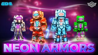 Thumbnail of the Minecraft Bedrock Marketplace product Neon Armors created by GoE-Craft.