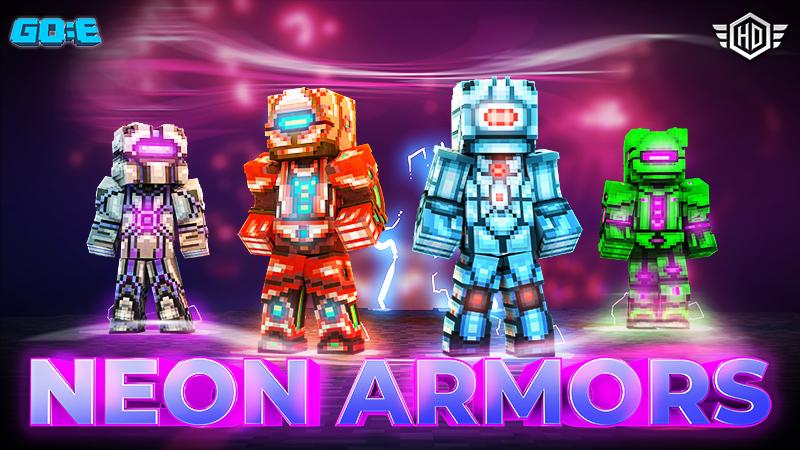 Neon Armors by GoE-Craft | CHUNK - Minecraft Bedrock Marketplace Explorer