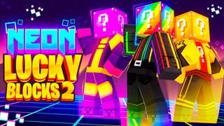 Thumbnail of the Minecraft Bedrock Marketplace product Neon Lucky Blocks 2 created by GoE-Craft.