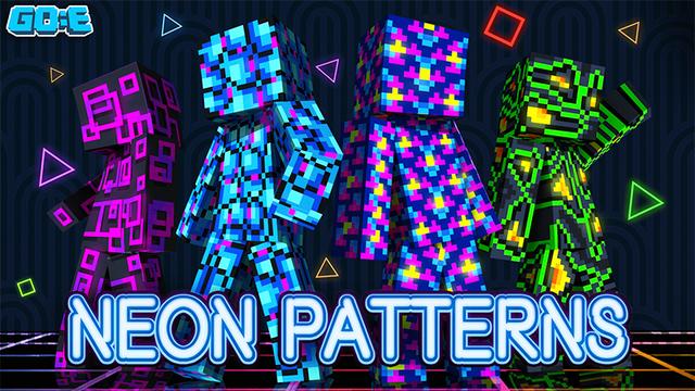 Thumbnail of the Minecraft Bedrock Marketplace product Neon Patterns created by GoE-Craft.
