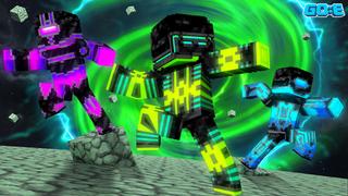 Thumbnail of the Minecraft Bedrock Marketplace product Neon Power Robots created by GoE-Craft.