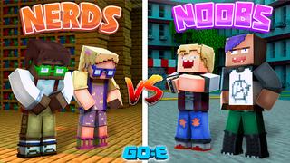 Thumbnail of the Minecraft Bedrock Marketplace product Nerds vs Noobs created by GoE-Craft.