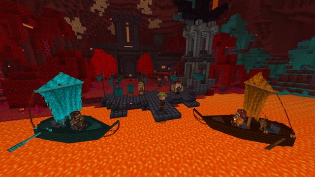 Screenshot of the Minecraft Bedrock Marketplace product Nether Secret Base created by GoE-Craft.