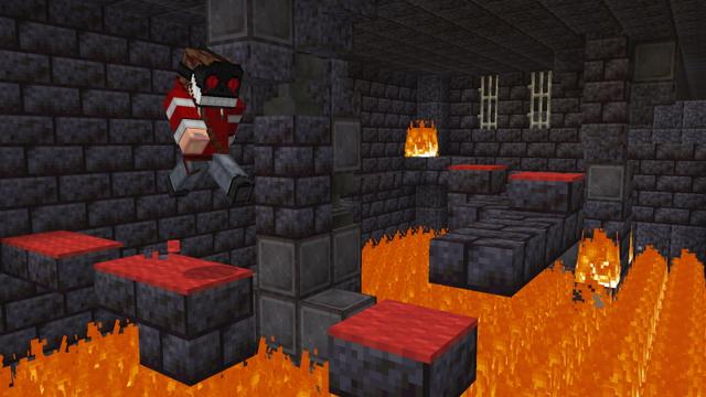 Screenshot of the Minecraft Bedrock Marketplace product Nightmare Parkour created by GoE-Craft.