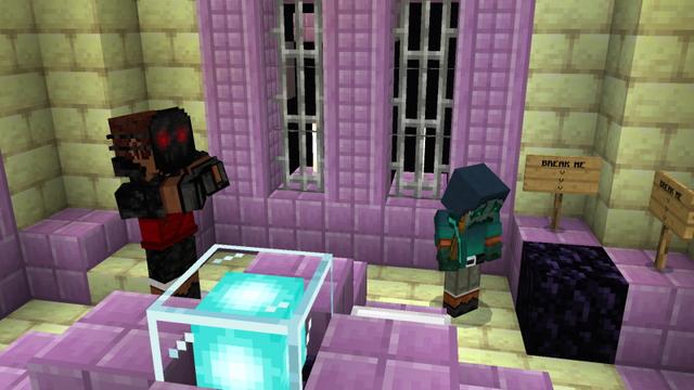 Screenshot of the Minecraft Bedrock Marketplace product Nightmare Parkour created by GoE-Craft.