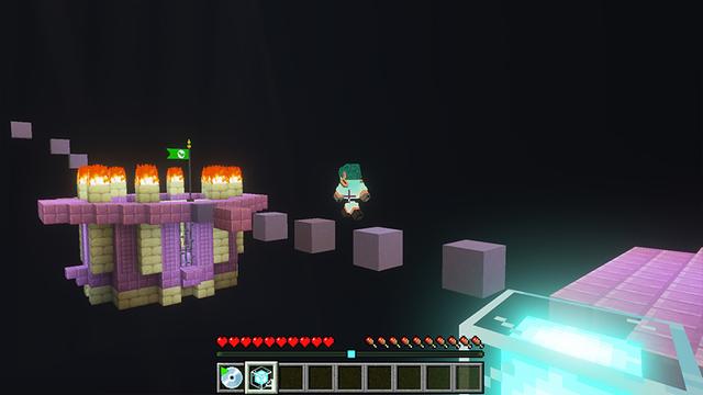 Screenshot of the Minecraft Bedrock Marketplace product Nightmare Parkour created by GoE-Craft.