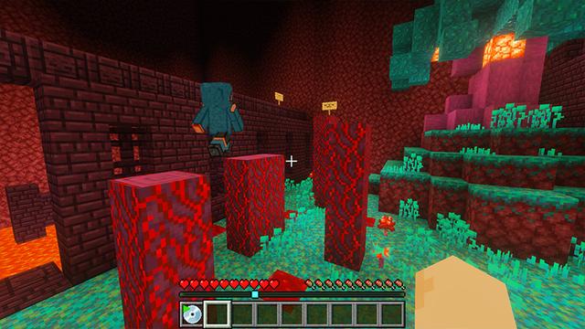 Screenshot of the Minecraft Bedrock Marketplace product Nightmare Parkour created by GoE-Craft.