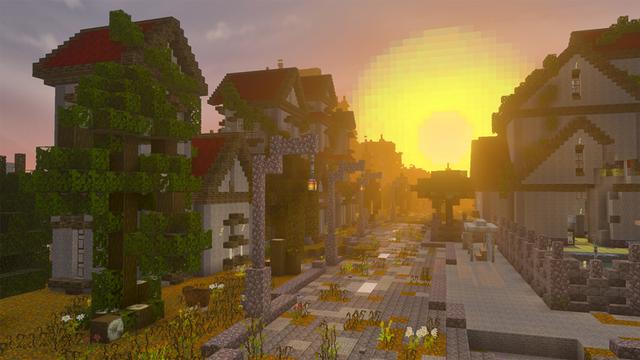 Screenshot of the Minecraft Bedrock Marketplace product Nuclear Craft - Deserted City created by GoE-Craft.