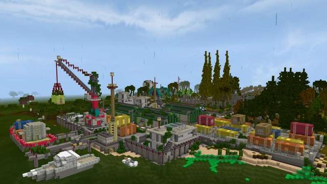 Screenshot of the Minecraft Bedrock Marketplace product Nuclear Craft - Deserted City created by GoE-Craft.