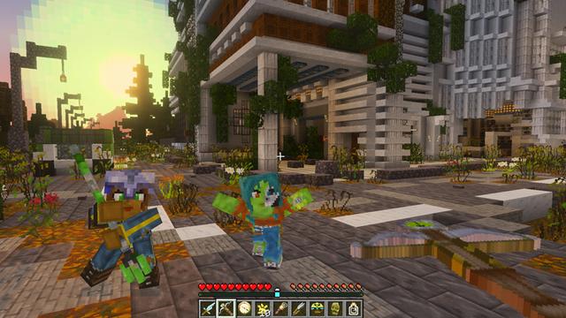 Screenshot of the Minecraft Bedrock Marketplace product Nuclear Craft - Deserted City created by GoE-Craft.