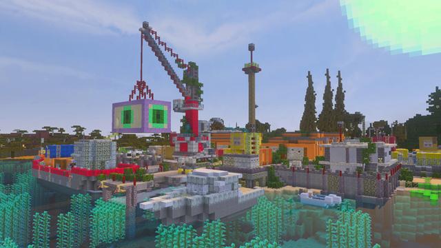 Screenshot of the Minecraft Bedrock Marketplace product Nuclear Craft - Deserted City created by GoE-Craft.