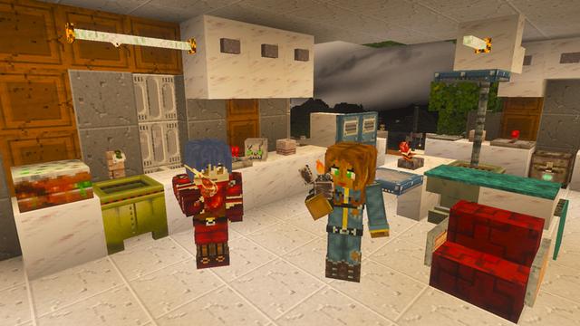 Screenshot of the Minecraft Bedrock Marketplace product Nuclear Craft - Deserted City created by GoE-Craft.