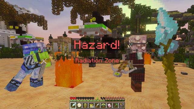 Screenshot of the Minecraft Bedrock Marketplace product Nuclear Craft - Deserted City created by GoE-Craft.