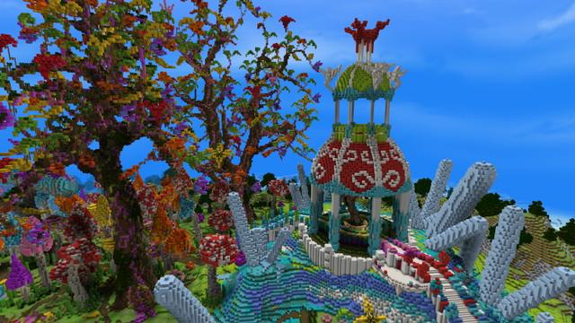 Screenshot of the Minecraft Bedrock Marketplace product Paisley Craft - Texture Pack created by GoE-Craft.