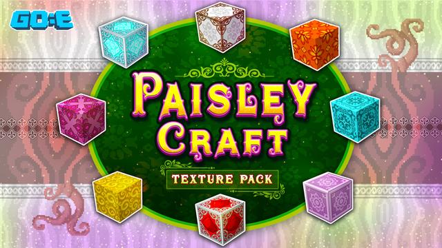 Thumbnail of the Minecraft Bedrock Marketplace product Paisley Craft - Texture Pack created by GoE-Craft.