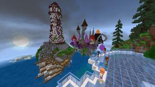 Screenshot of the Minecraft Bedrock Marketplace product Paradise Falls created by GoE-Craft.