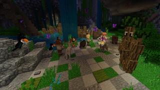 Screenshot of the Minecraft Bedrock Marketplace product Paradise Falls created by GoE-Craft.