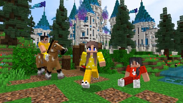 Screenshot of the Minecraft Bedrock Marketplace product Paradise Falls created by GoE-Craft.