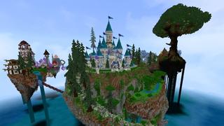 Screenshot of the Minecraft Bedrock Marketplace product Paradise Falls created by GoE-Craft.