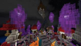 Screenshot of the Minecraft Bedrock Marketplace product Paradise Falls created by GoE-Craft.