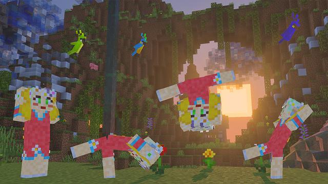 Screenshot of the Minecraft Bedrock Marketplace product Paradise Falls created by GoE-Craft.