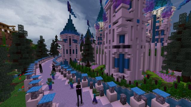 Screenshot of the Minecraft Bedrock Marketplace product Paradise Falls created by GoE-Craft.