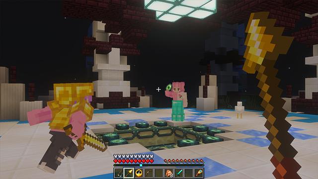 Screenshot of the Minecraft Bedrock Marketplace product Paradise Falls created by GoE-Craft.