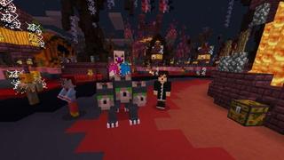 Screenshot of the Minecraft Bedrock Marketplace product Park of Horrors created by GoE-Craft.