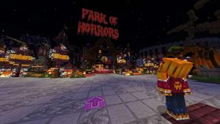 Screenshot of the Minecraft Bedrock Marketplace product Park of Horrors created by GoE-Craft.