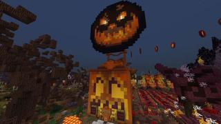 Screenshot of the Minecraft Bedrock Marketplace product Park of Horrors created by GoE-Craft.