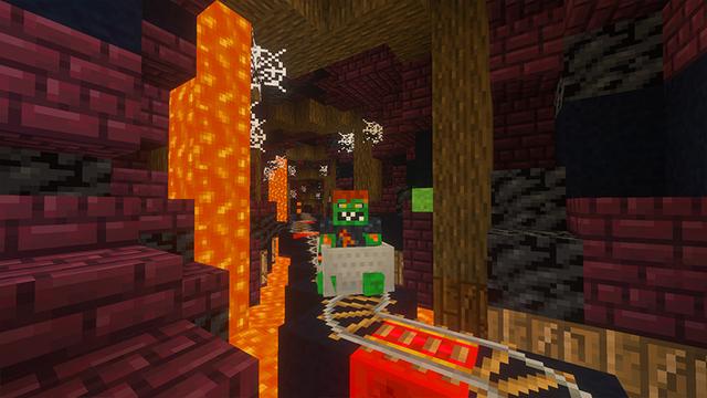 Screenshot of the Minecraft Bedrock Marketplace product Park of Horrors created by GoE-Craft.